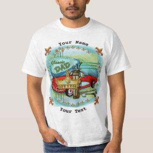 Klassisk Pappa anpassningsbar t-shirt