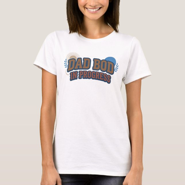 Klassisk Pappa Bög Förlopps Originaldesign T Shirt (Framsida)