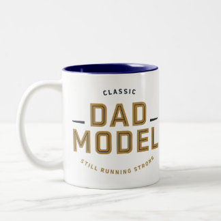 KLASSISK PAPPA MODELLEN FUNKTIONERAR FORTFARANDE S Två-Tonad MUGG
