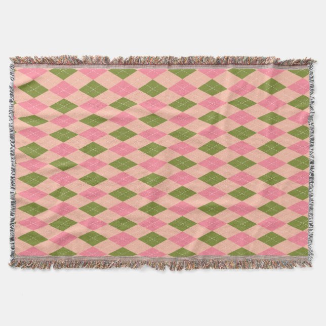 Klassisk pargyl i Sötens Rosa och Grönt Filt (Framsidan)