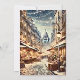 Klassisk Parisiskt julkort