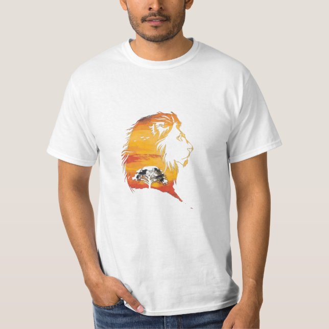 Klassisk passning, mjuk bomull, daglig komfort t shirt (Framsida)
