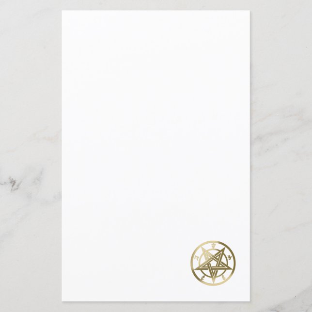 Klassisk pentagram-symbol (Framsida)