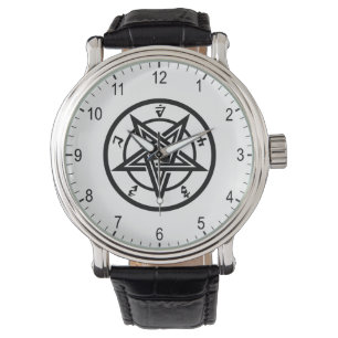 Klassisk pentagram-symbol armbandsur