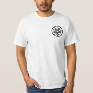 Klassisk pentagramsymbol t shirt