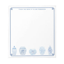 Klassisk Personlig av blå och vit ingefära Burk