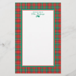 Klassisk Personlig i julklapp Brevpapper