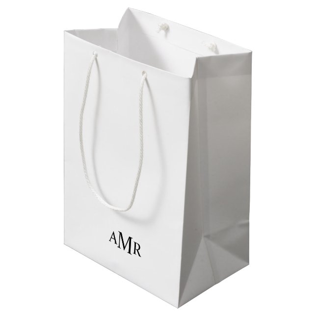 Klassisk Personlig Monogram (Framsidan Vinklad)