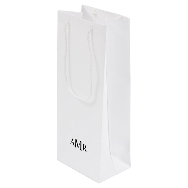 Klassisk Personlig Monogram (Framsidan Vinklad)