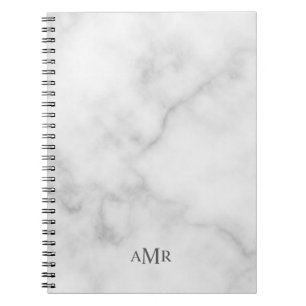 Klassisk Personlig Monogram Anteckningsbok