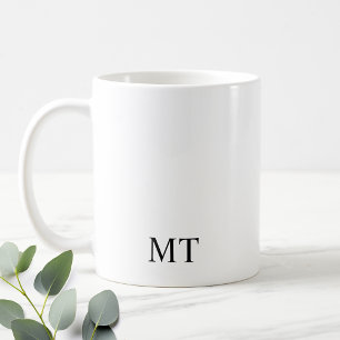 Klassisk Personlig Monogram Kaffemugg