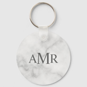 Klassisk Personlig Monogram Nyckelring