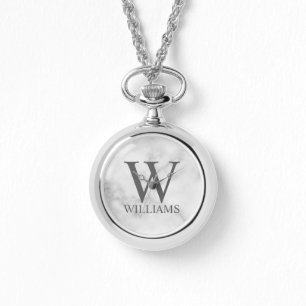 Klassisk Personlig Monogram och Namn Armbandsur