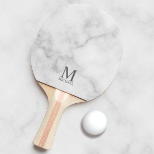 Klassisk Personlig Monogram och Namn Pingisracket
