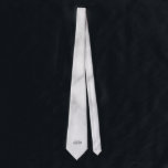 Klassisk Personlig Monogram Slips<br><div class="desc">Klassisk design med personlig 3-bokstavs initialmonogram i grå klassisk serif-teckensnitt på vit marmorbakgrund.

Perfekt som julpresent,  fadersdagspresent till pappa och present för alla speciella tillfällen.</div>