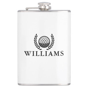 Klassisk Personlig Namnmonogram Golfboll Fickplunta