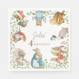 Klassisk Peter på Kanin Birthday Pappersservett