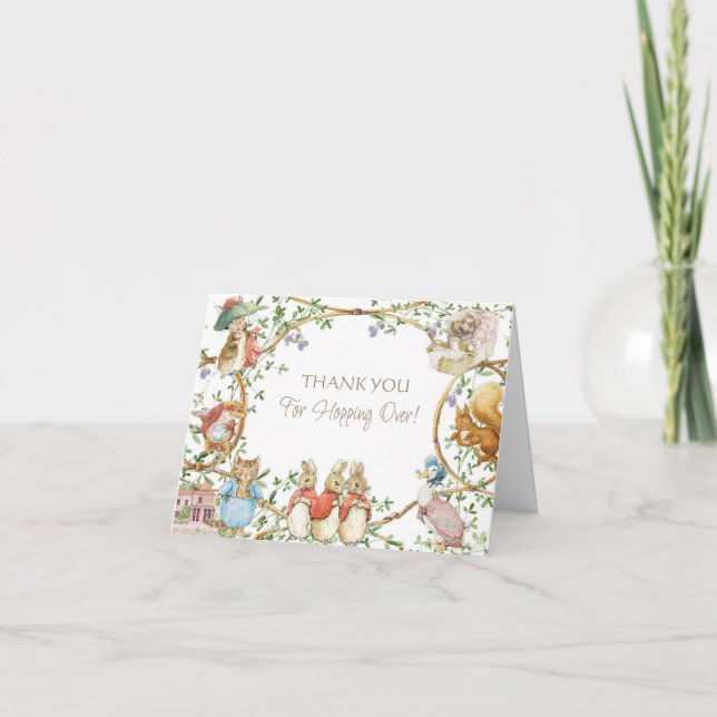 Klassisk Peter på Kaninens födelsedag - tack på di (Framsida)