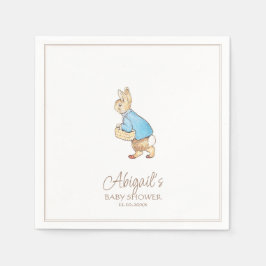 Klassisk Peter the Rabbit Baby Shower Pappersservett