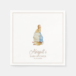 Klassisk Peter the Rabbit Baby Shower Pappersservett