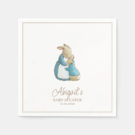 Klassisk Peter the Rabbit Baby Shower Pappersservett