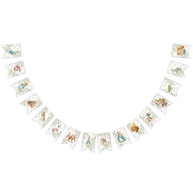 Klassisk Peter the Rabbit Baby Shower Vimplar (Alla)