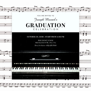 klassisk piano studenten inbjudningar