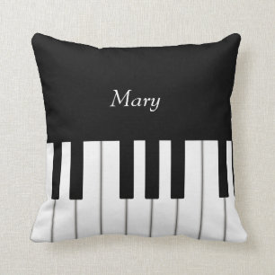 Klassisk Piano Tangentbord Personlig Music Kudde