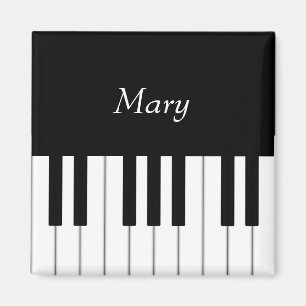 Klassisk Piano Tangentbord Personlig Music Magnet