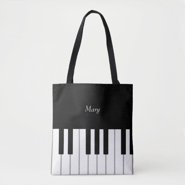 Klassisk Piano Tangentbord Personlig Music Tygkasse (Framsida)