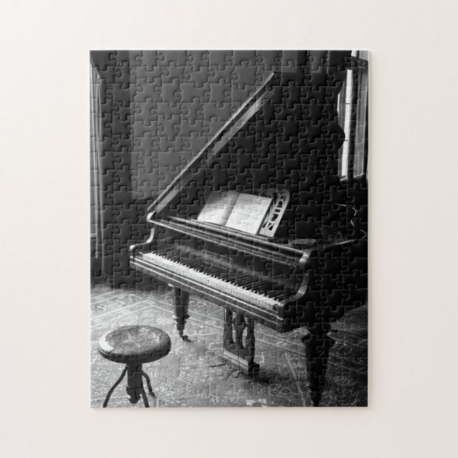 Klassisk Piano-Vintage Pussel (Vertikal)