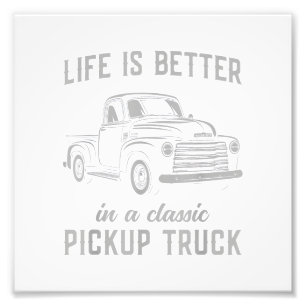 Klassisk Pickup Lastbil Guy Vintage Fototryck