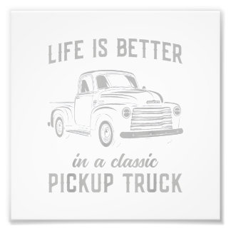 Klassisk Pickup Lastbil Guy Vintage Fototryck