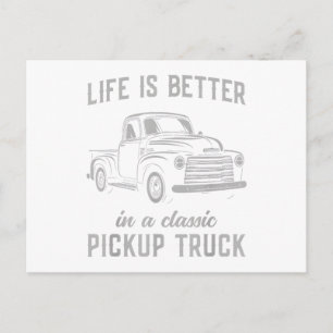 Klassisk Pickup Lastbil Guy Vintage Helg Vykort