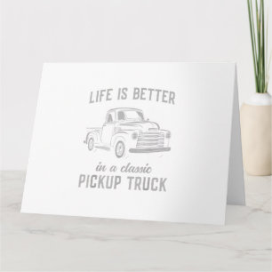 Klassisk Pickup Lastbil Guy Vintage Kort