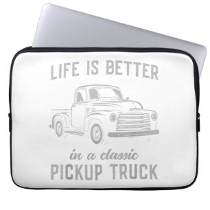 Klassisk Pickup Lastbil Guy Vintage Laptop Fodral
