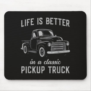 Klassisk Pickup Lastbil Kille Vintage Musmatta
