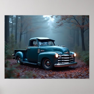 Klassisk Pickup Lastbil Poster