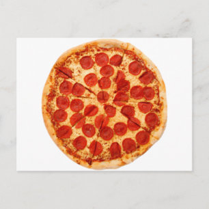klassisk pizza älskare vykort