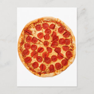 klassisk pizza älskare vykort