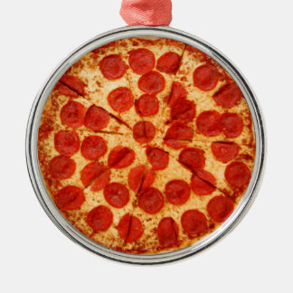 klassisk pizzälskare julgransprydnad metall