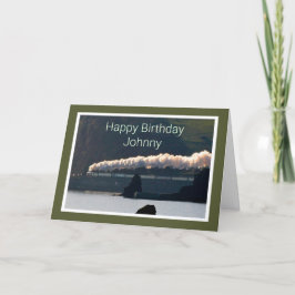 Klassisk plats i fullt, personlig födelsedag kort