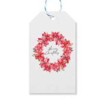 Klassisk Poinsettia-julfrö med bär