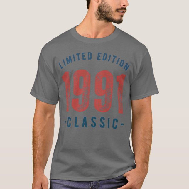 Klassisk pojke från 1991 t shirt (Framsida)