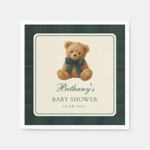 Klassisk Polotröja Nalle Björns Babyshower Pappersservett