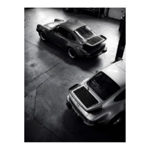 Klassisk Porsche 911 Turbo Flygvy