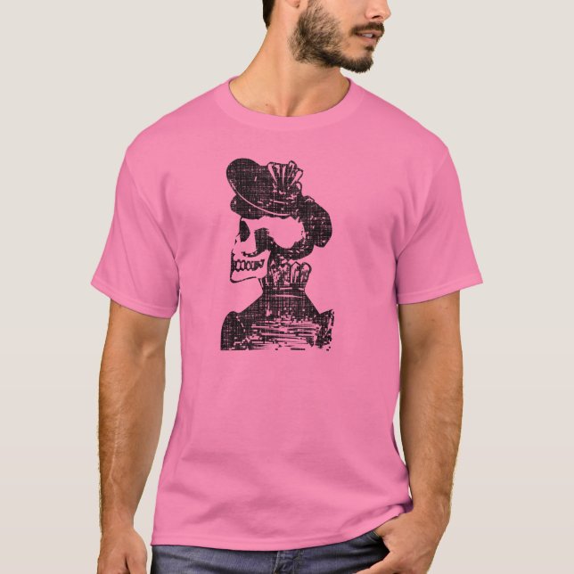 Klassisk Posada Calavera Dödskalle mössa T-shirt (Framsida)