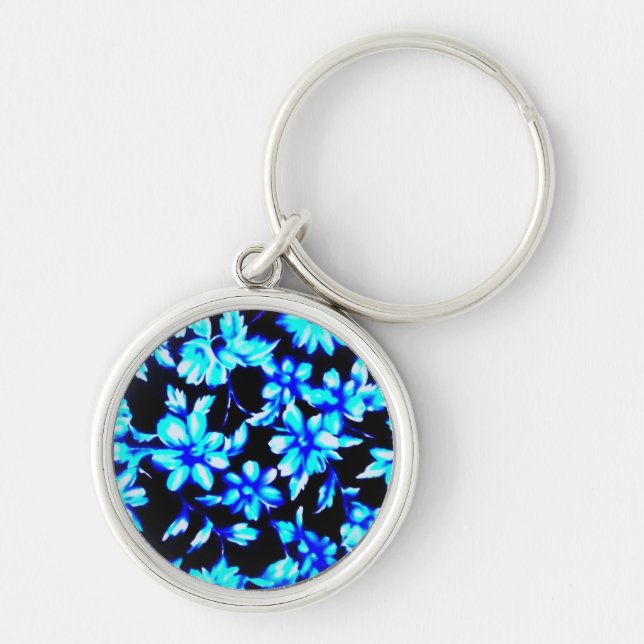 ☼✿Klassisk Premium Rund Nyckelring✿☼ Silverfärgad Nyckelring (Framsidan)