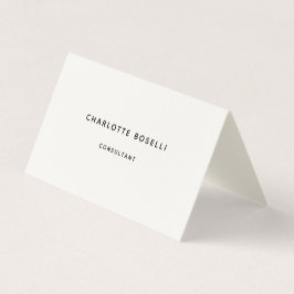 Klassisk Professionell av minimalistisk Elegant Visitkort