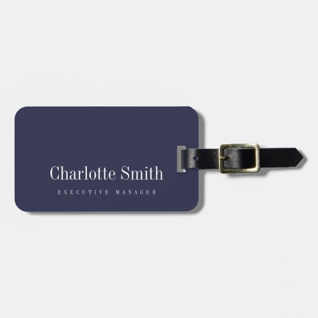 Klassisk Professionell för minimal Elegant Bagagebricka (Horisontell Framsida)